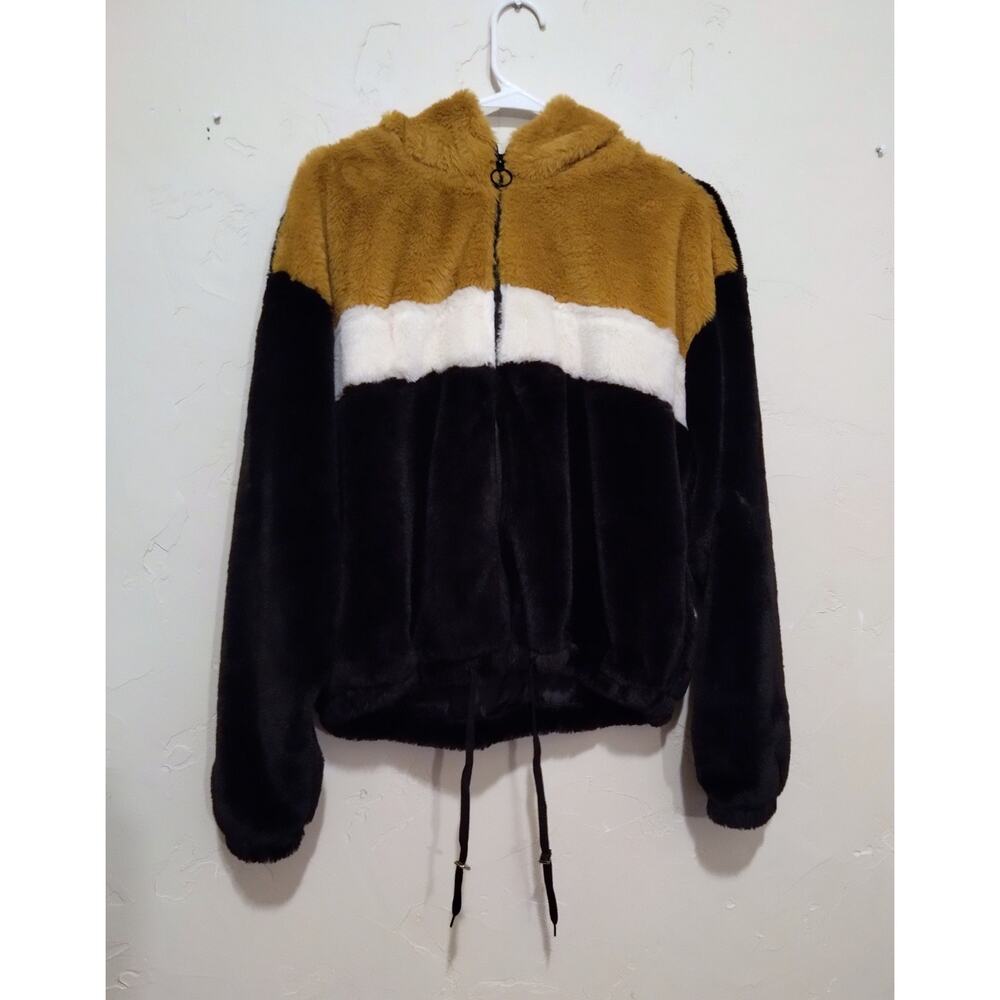 Ellie & Kate Lightweight Fuzzy Zip-up Jacket